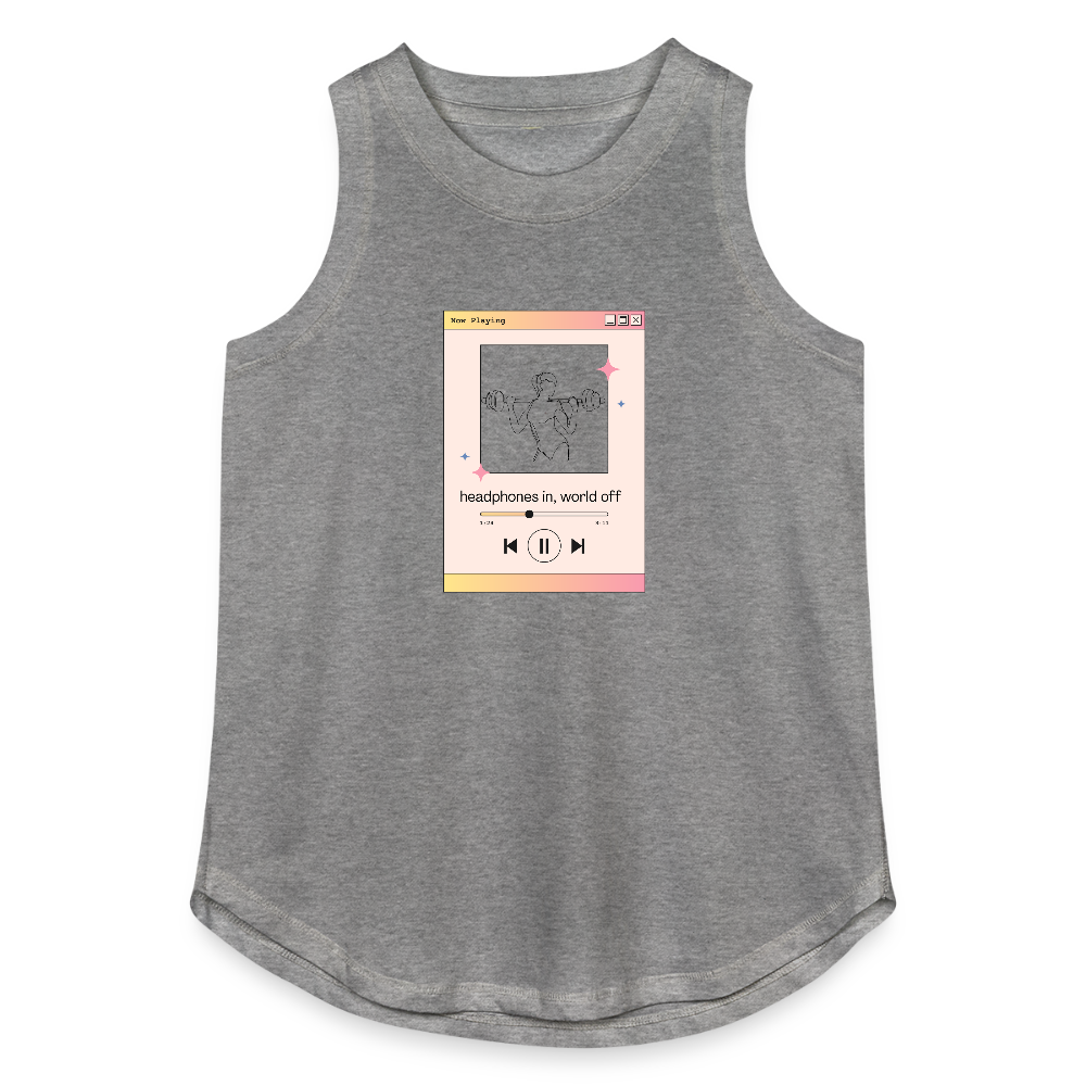 By CATletix™ Headphones in Tank - granite heather