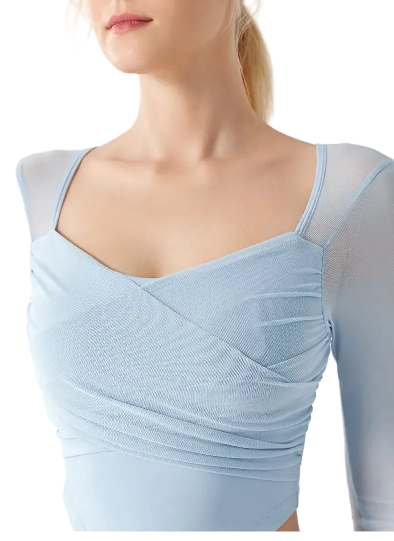 Mesh Long Sleeve Top