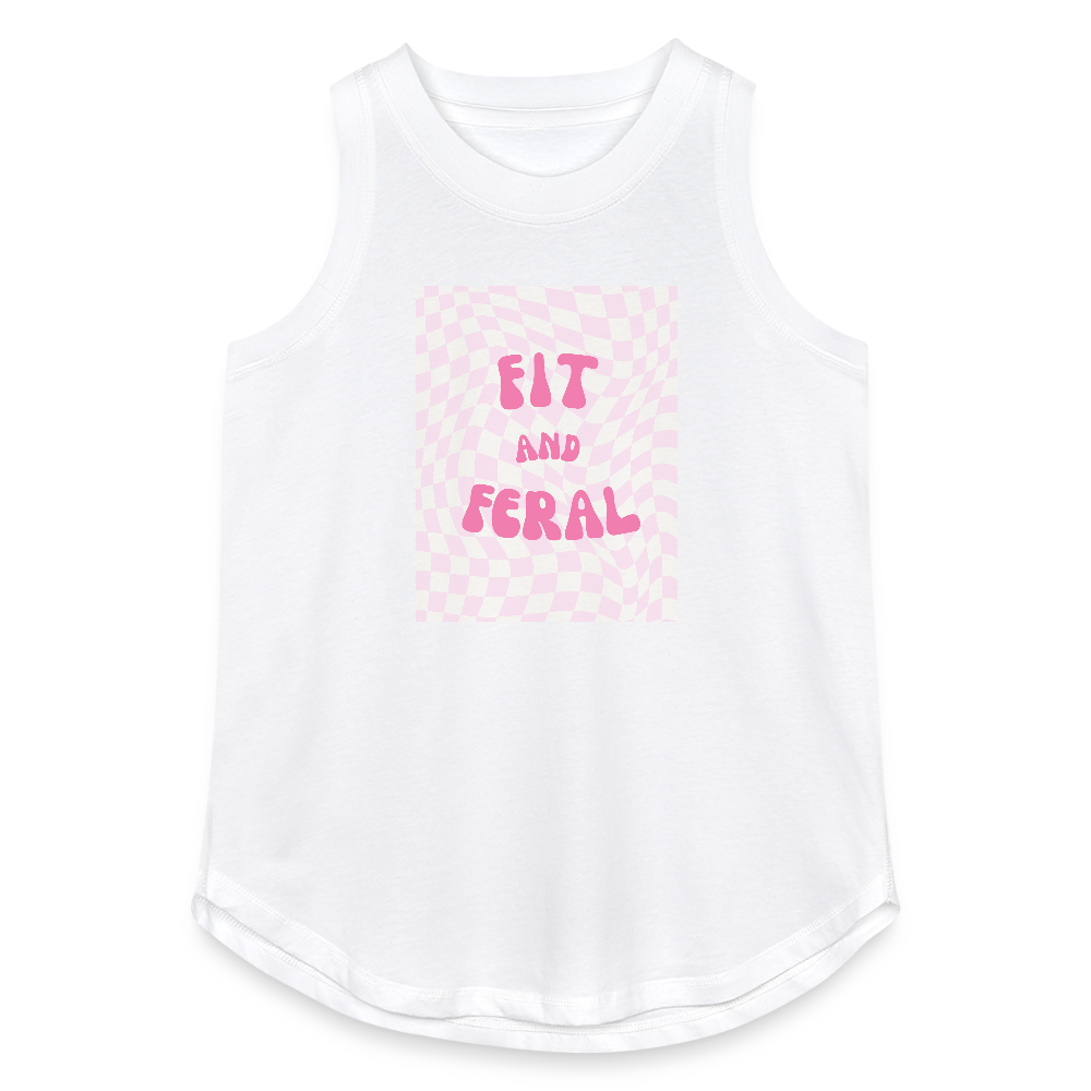 ByCATletix™ Fit and Feral Tank - white