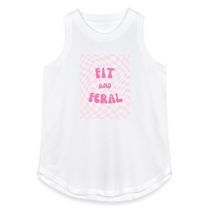 ByCATletix™ Fit and Feral Tank - white