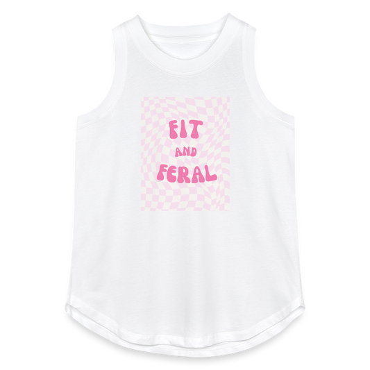 ByCATletix™ Fit and Feral Tank - white
