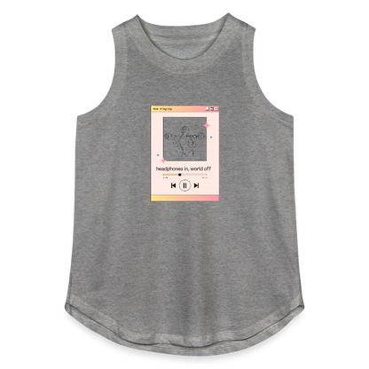 By CATletix™ Headphones in Tank - granite heather 