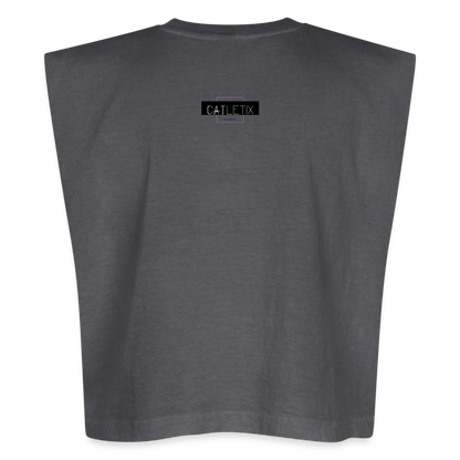 CATletix™ Therapy Cropped Tee - faded black