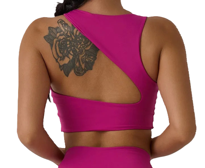 Cutout Back Sports Bra