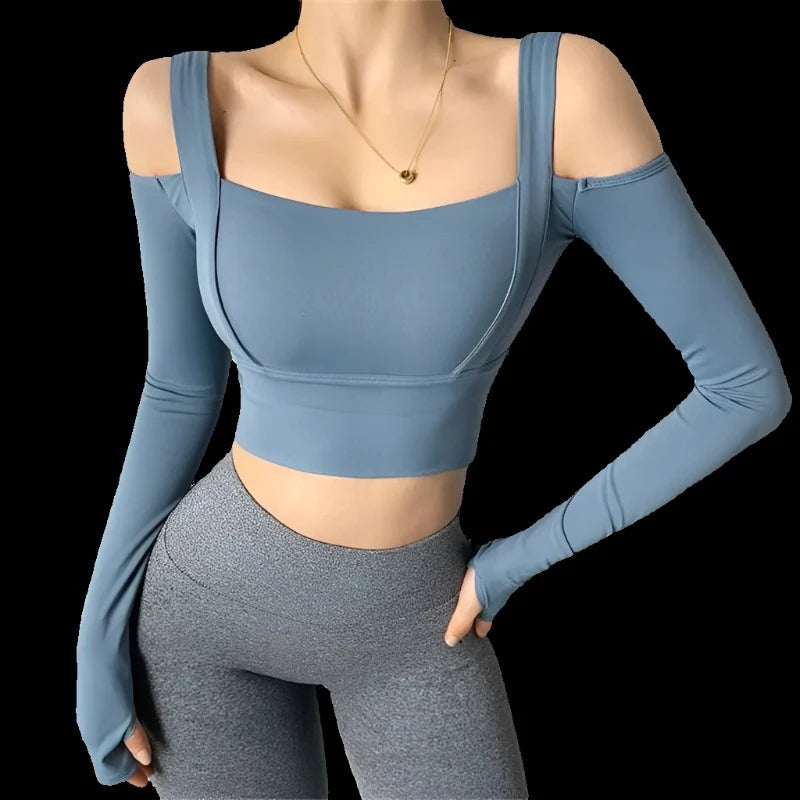 Long Sleeve Sports Bra