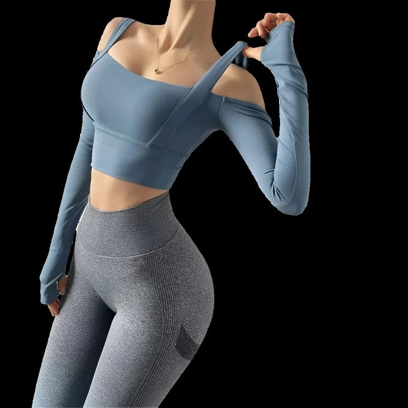 Long Sleeve Sports Bra