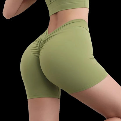 V Scrunch Yoga Shorts