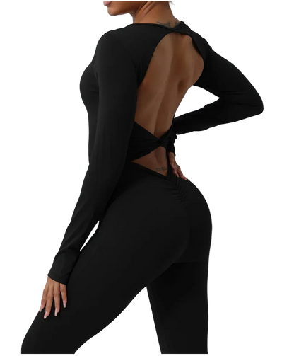 Cut Out Back Jumpsuit