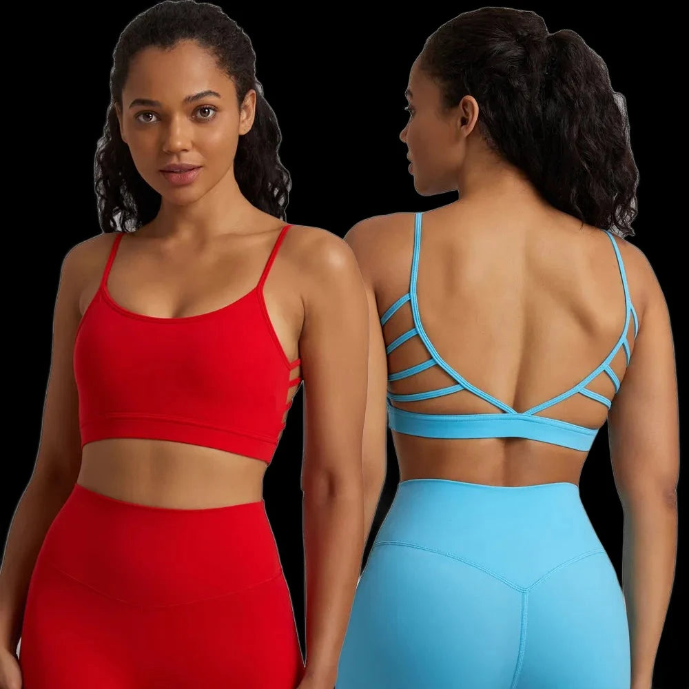 V Back Sports Bra