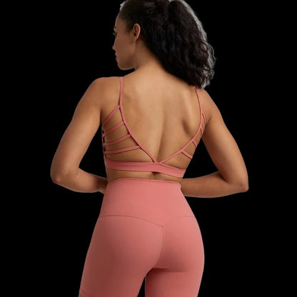 V Back Sports Bra