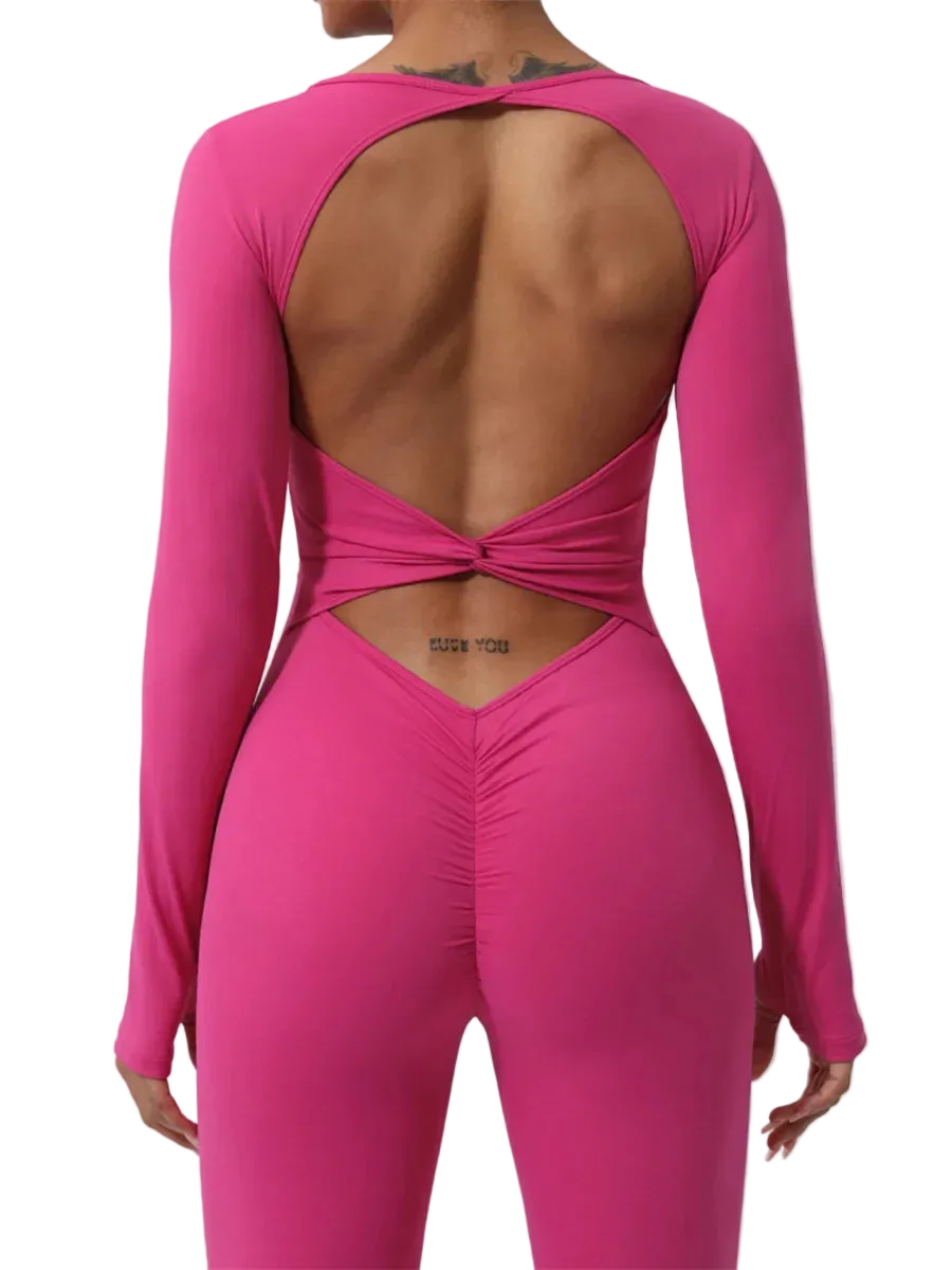 Cut Out Back Jumpsuit