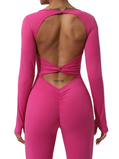 Cut Out Back Jumpsuit