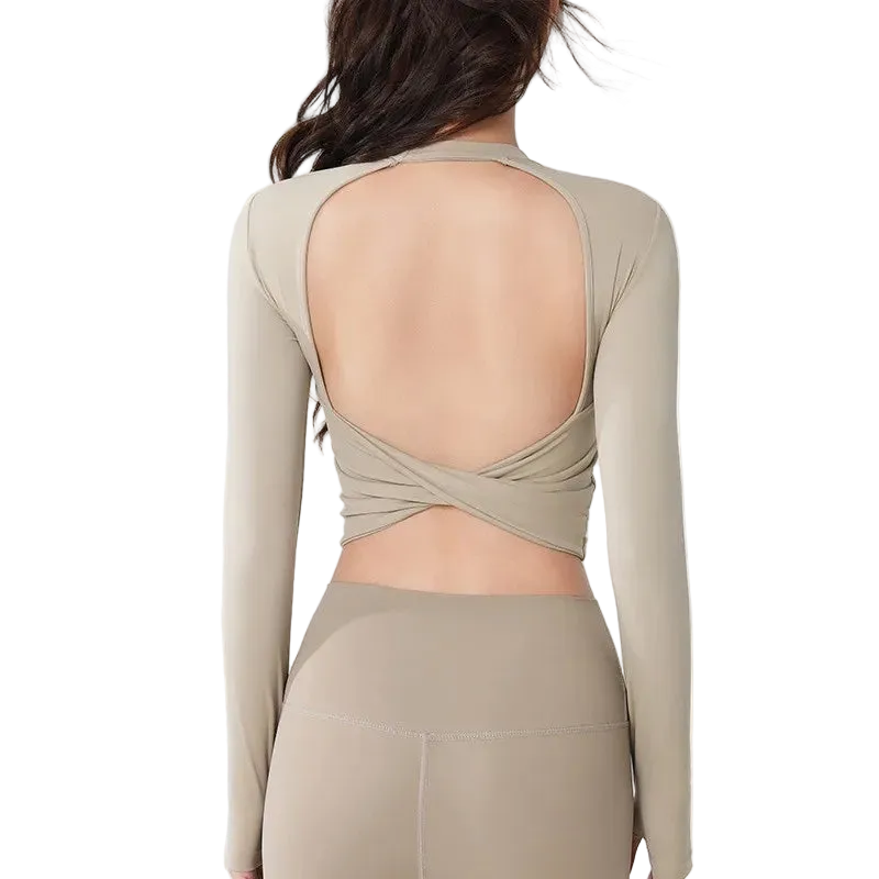 Open Back Long Sleeve