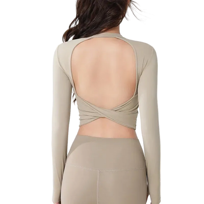 Open Back Long Sleeve