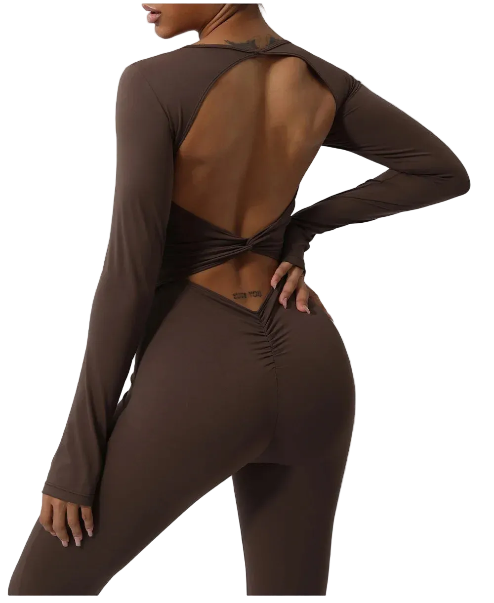 Cut Out Back Jumpsuit