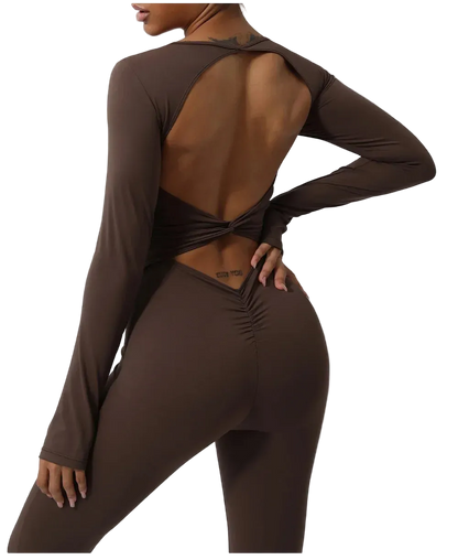 Cut Out Back Jumpsuit