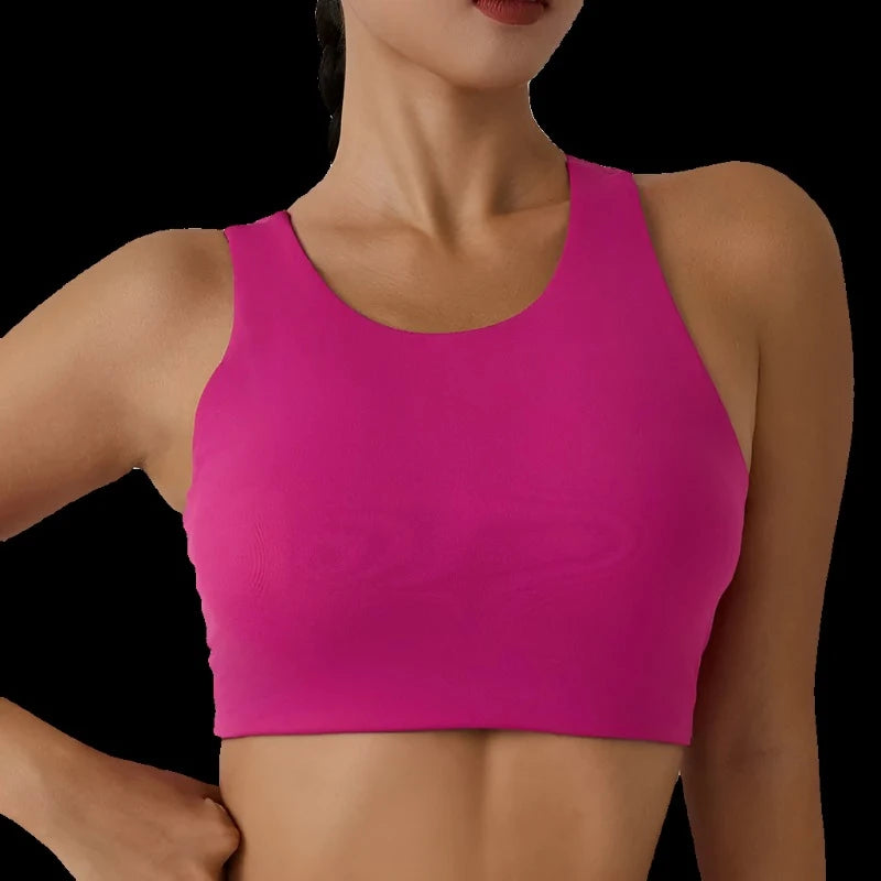 Cutout Back Sports Bra