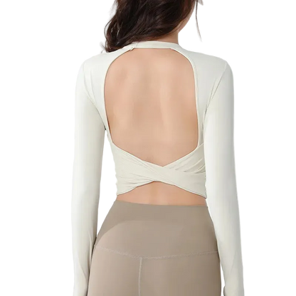 Open Back Long Sleeve