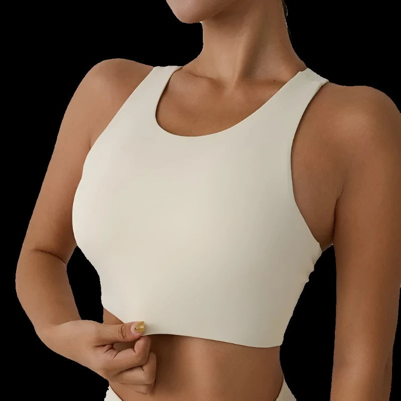 Cutout Back Sports Bra