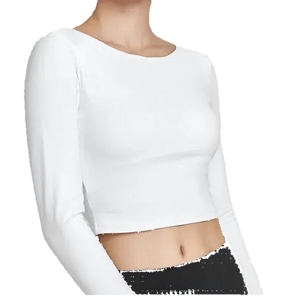 Mesh Criss Cross Long Sleeve
