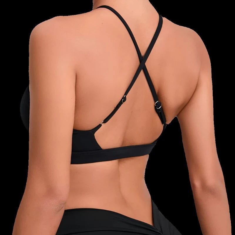 Cross Halter Bra