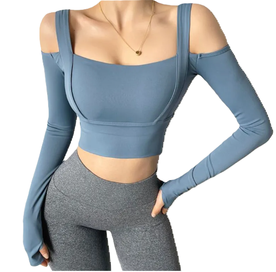 Long Sleeve Sports Bra