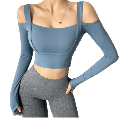 Long Sleeve Sports Bra