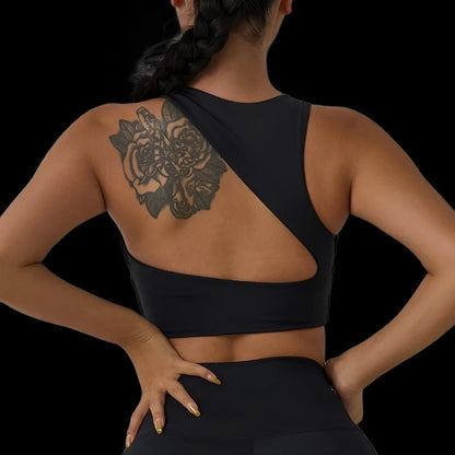 Cutout Back Sports Bra