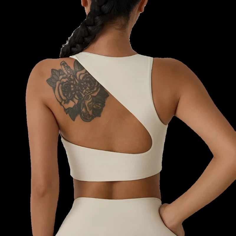 Cutout Back Sports Bra