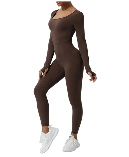 Cut Out Back Jumpsuit