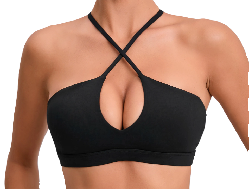 Cross Halter Bra