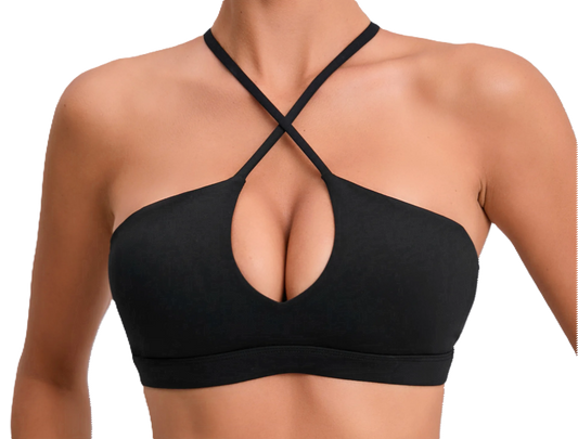 Cross Halter Bra