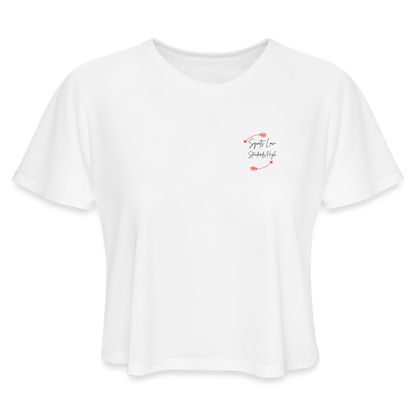 CATletix High Standards Crop Tee - white