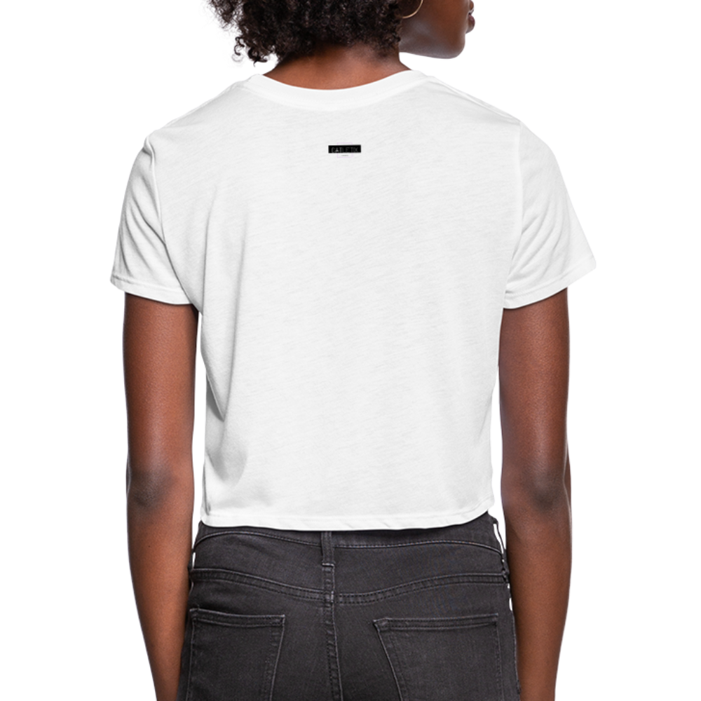 CATletix High Standards Crop Tee - white