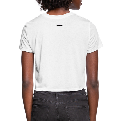 CATletix High Standards Crop Tee - white