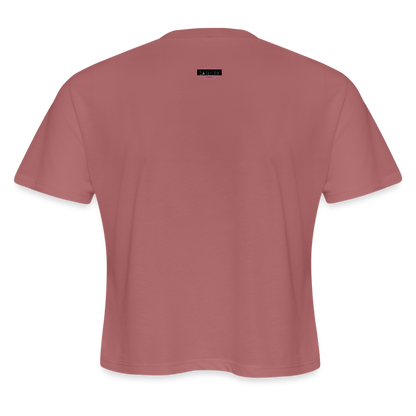 CATletix High Standards Crop Tee - mauve