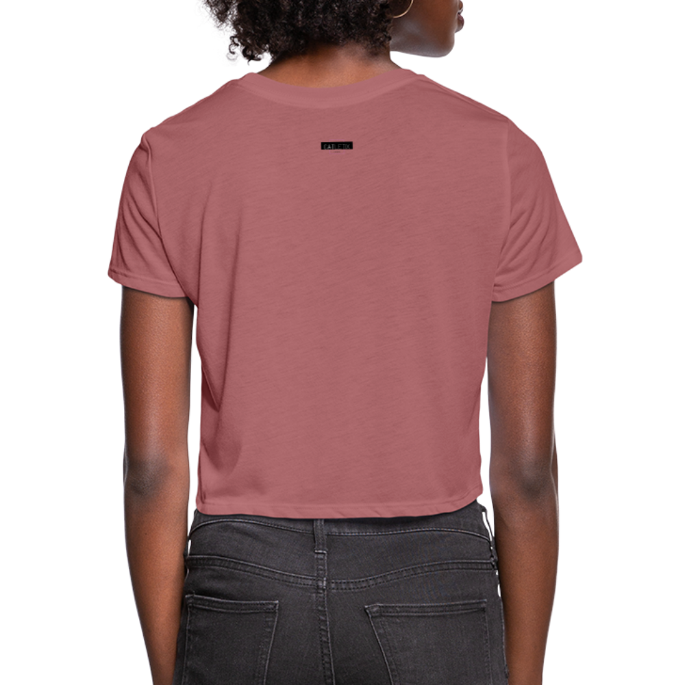 CATletix High Standards Crop Tee - mauve