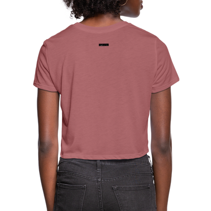 CATletix High Standards Crop Tee - mauve