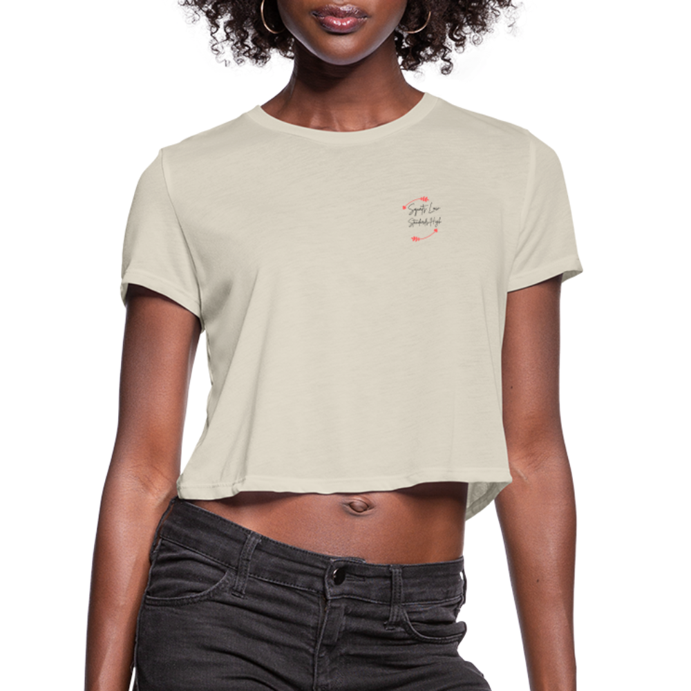 CATletix High Standards Crop Tee - dust