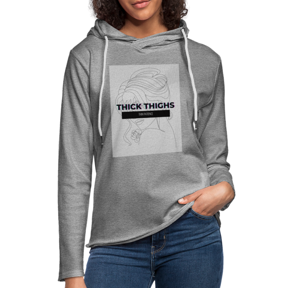 CATletix Thick Thighs Hoodie - heather gray