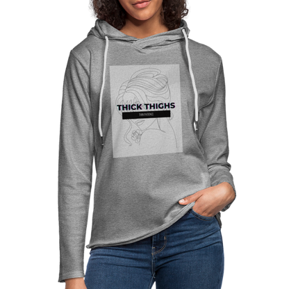 CATletix Thick Thighs Hoodie - heather gray