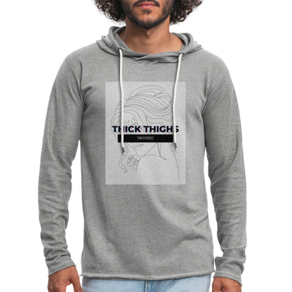 CATletix Thick Thighs Hoodie - heather gray