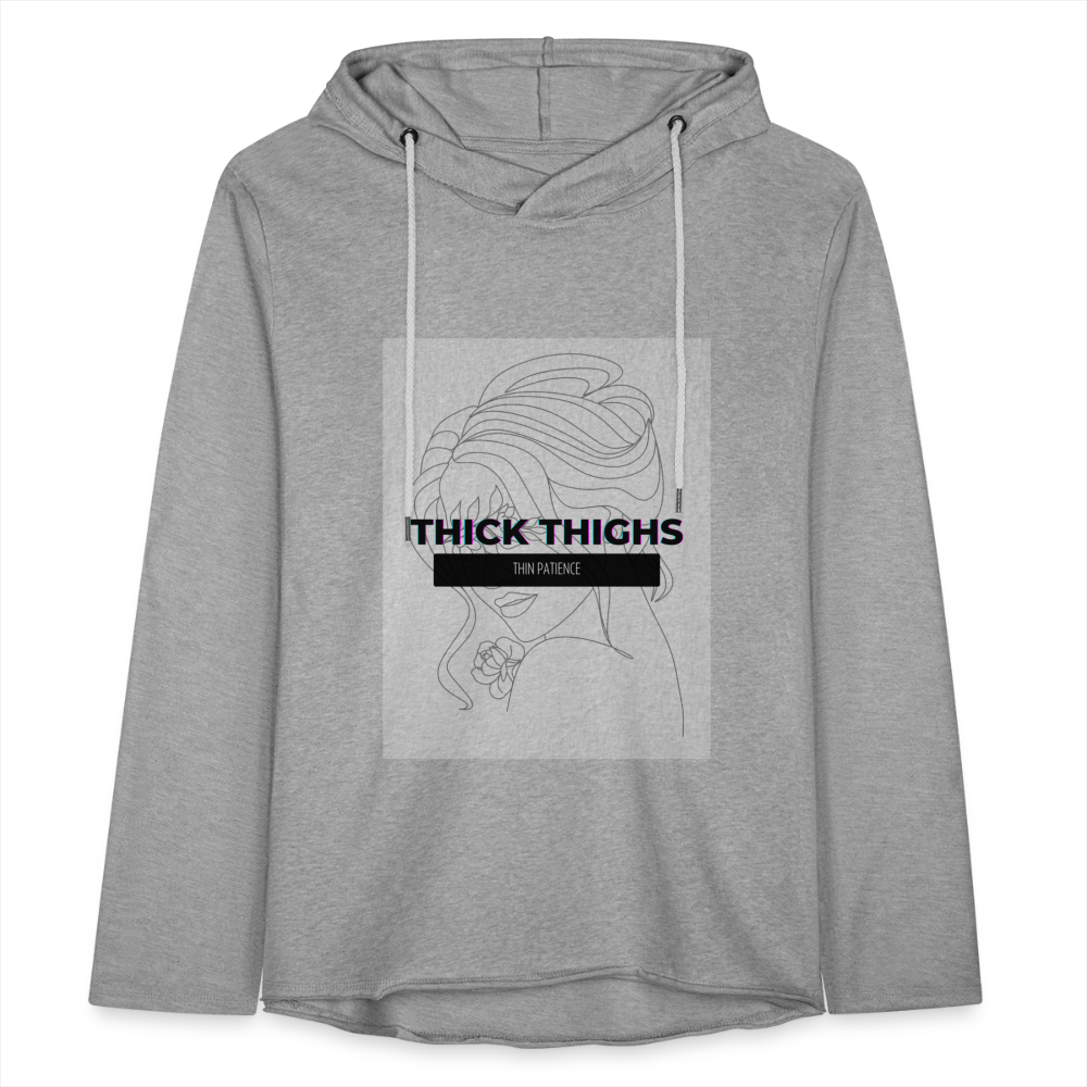 CATletix Thick Thighs Hoodie - heather gray