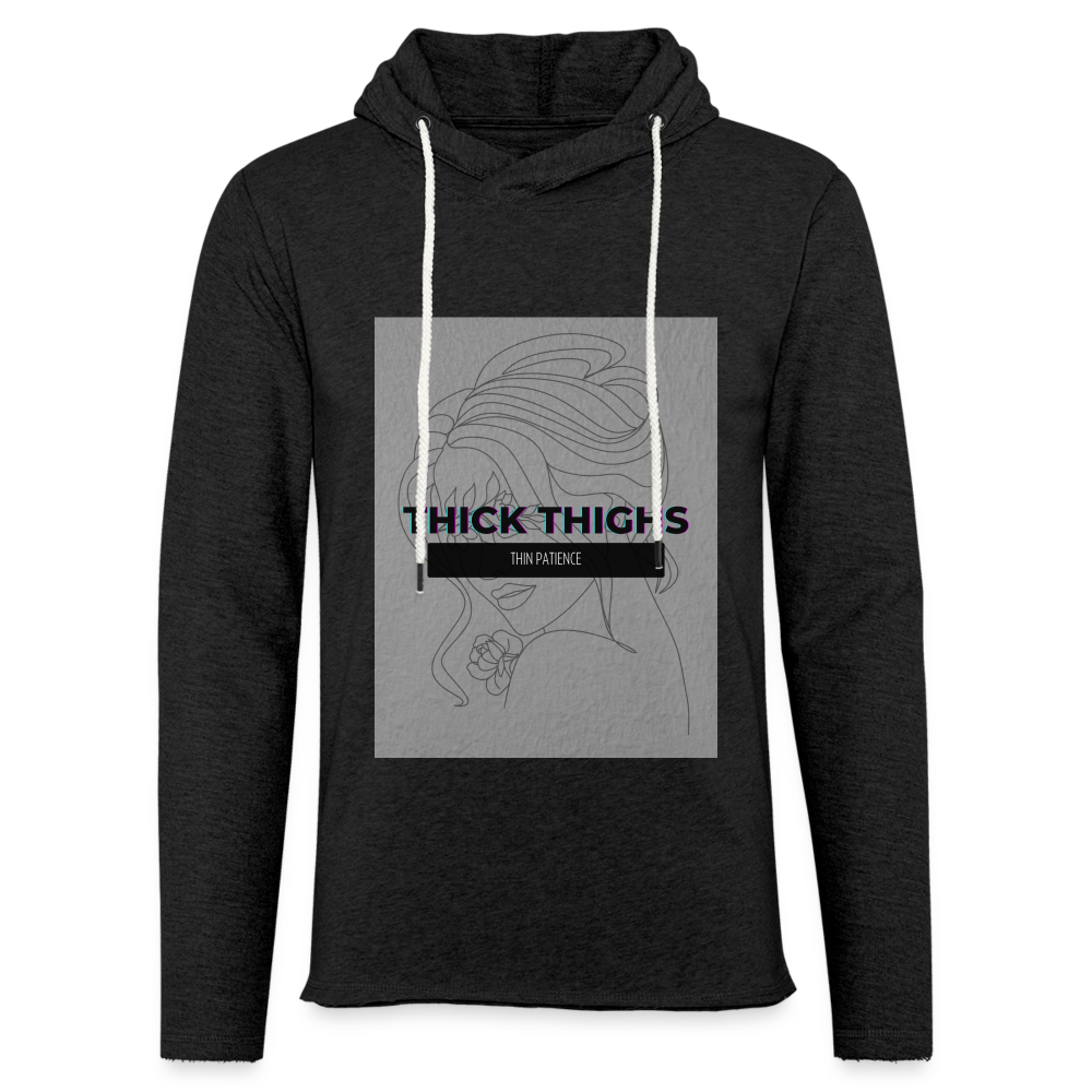 CATletix Thick Thighs Hoodie - charcoal grey