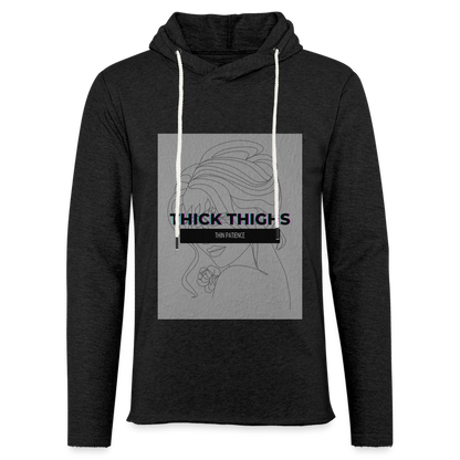 CATletix Thick Thighs Hoodie - charcoal grey