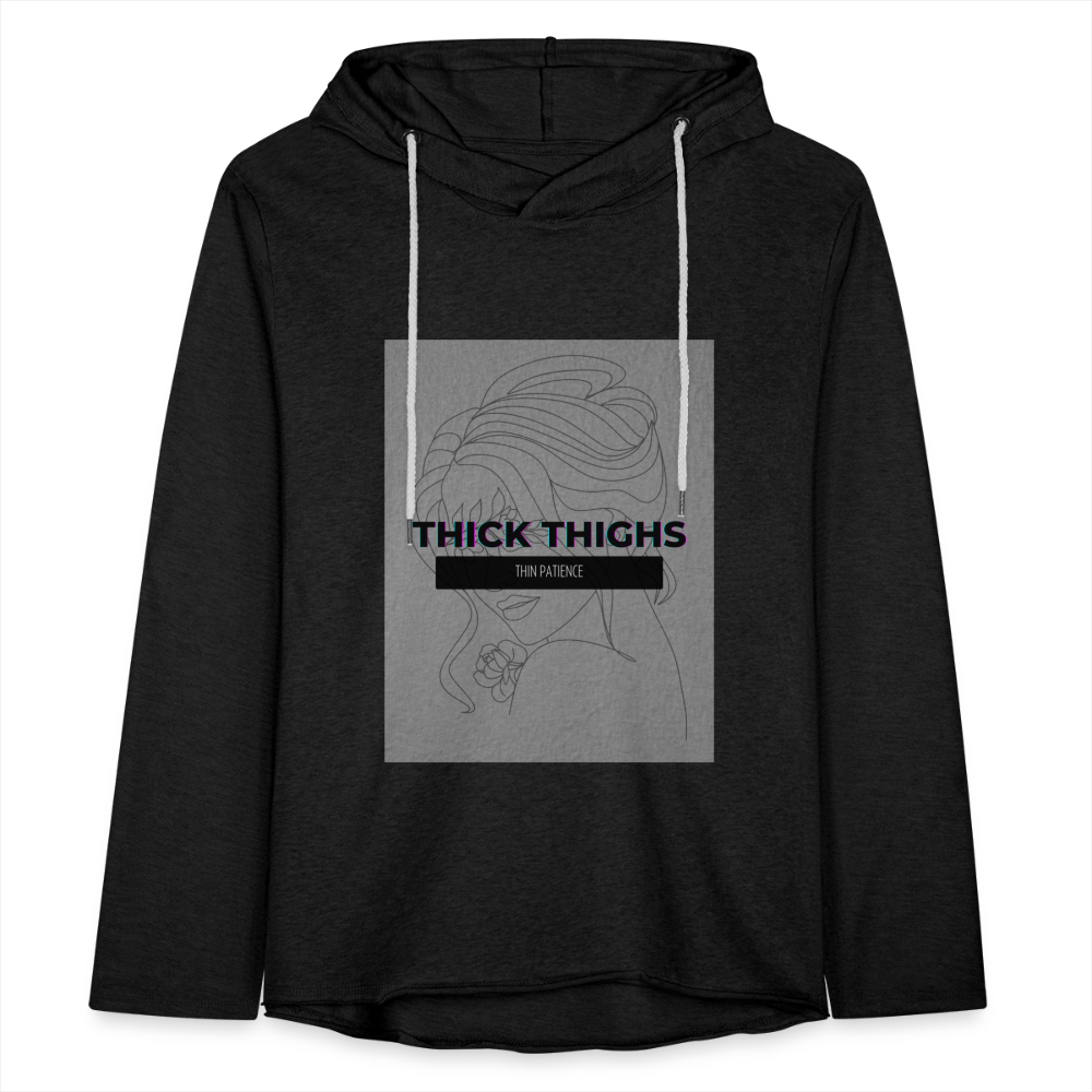 CATletix Thick Thighs Hoodie - charcoal grey