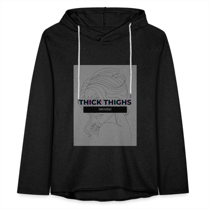 CATletix Thick Thighs Hoodie - charcoal grey