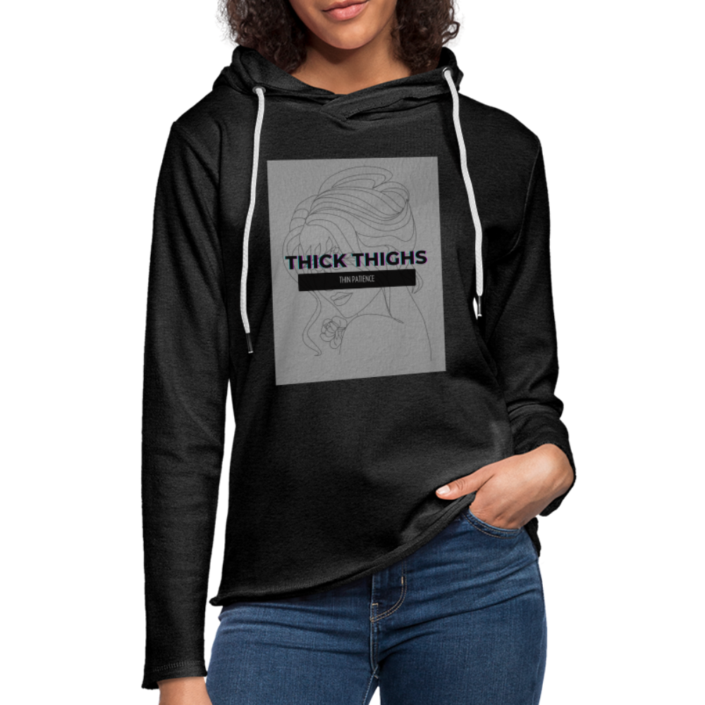 CATletix Thick Thighs Hoodie - charcoal grey