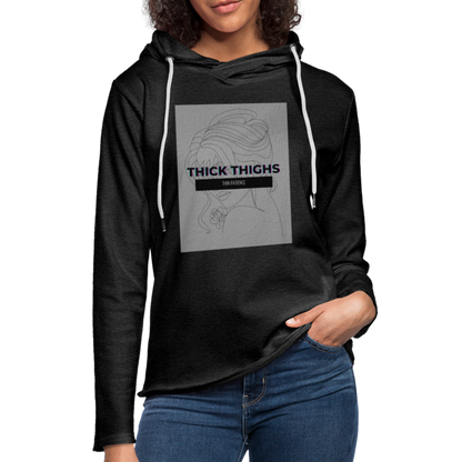 CATletix Thick Thighs Hoodie - charcoal grey