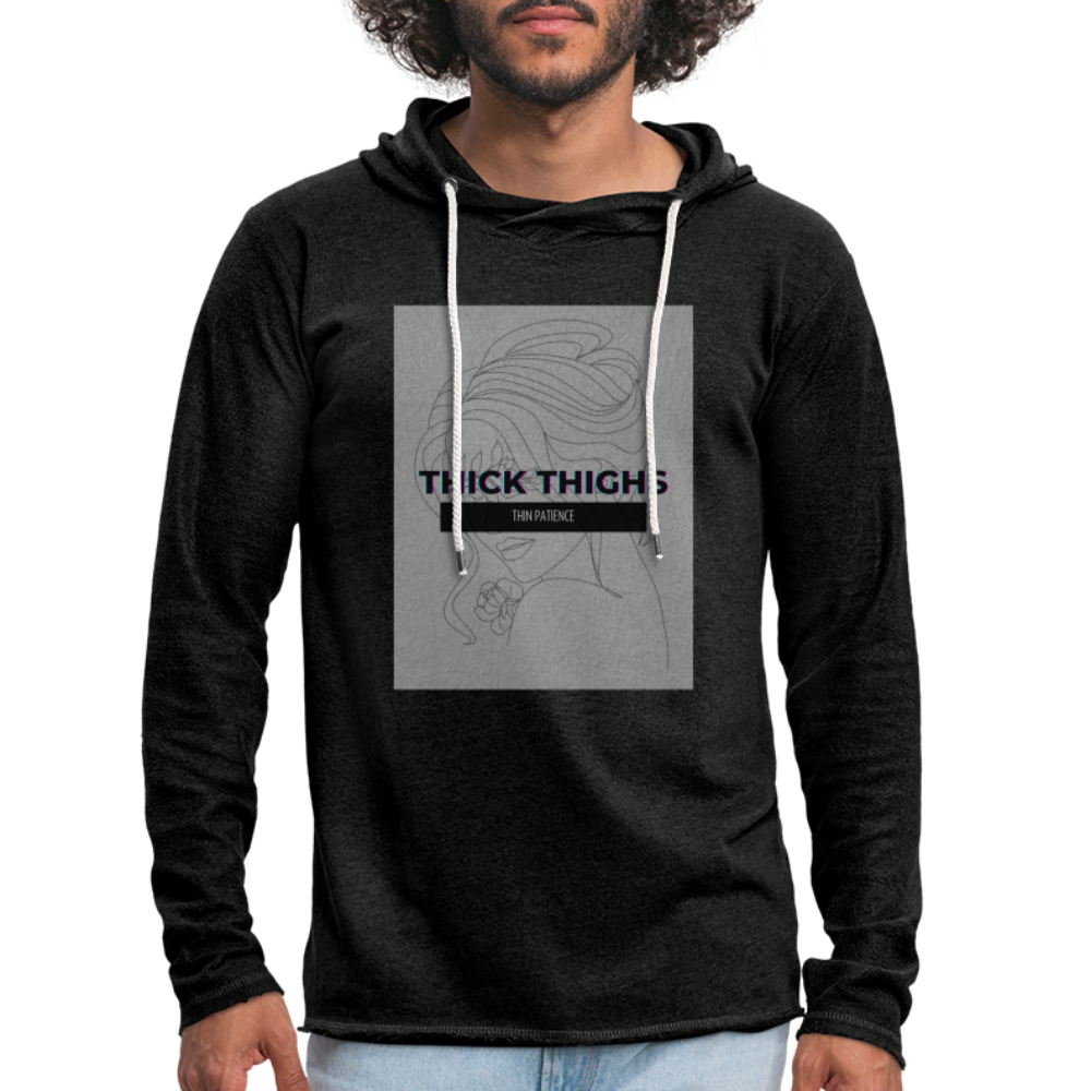 CATletix Thick Thighs Hoodie - charcoal grey